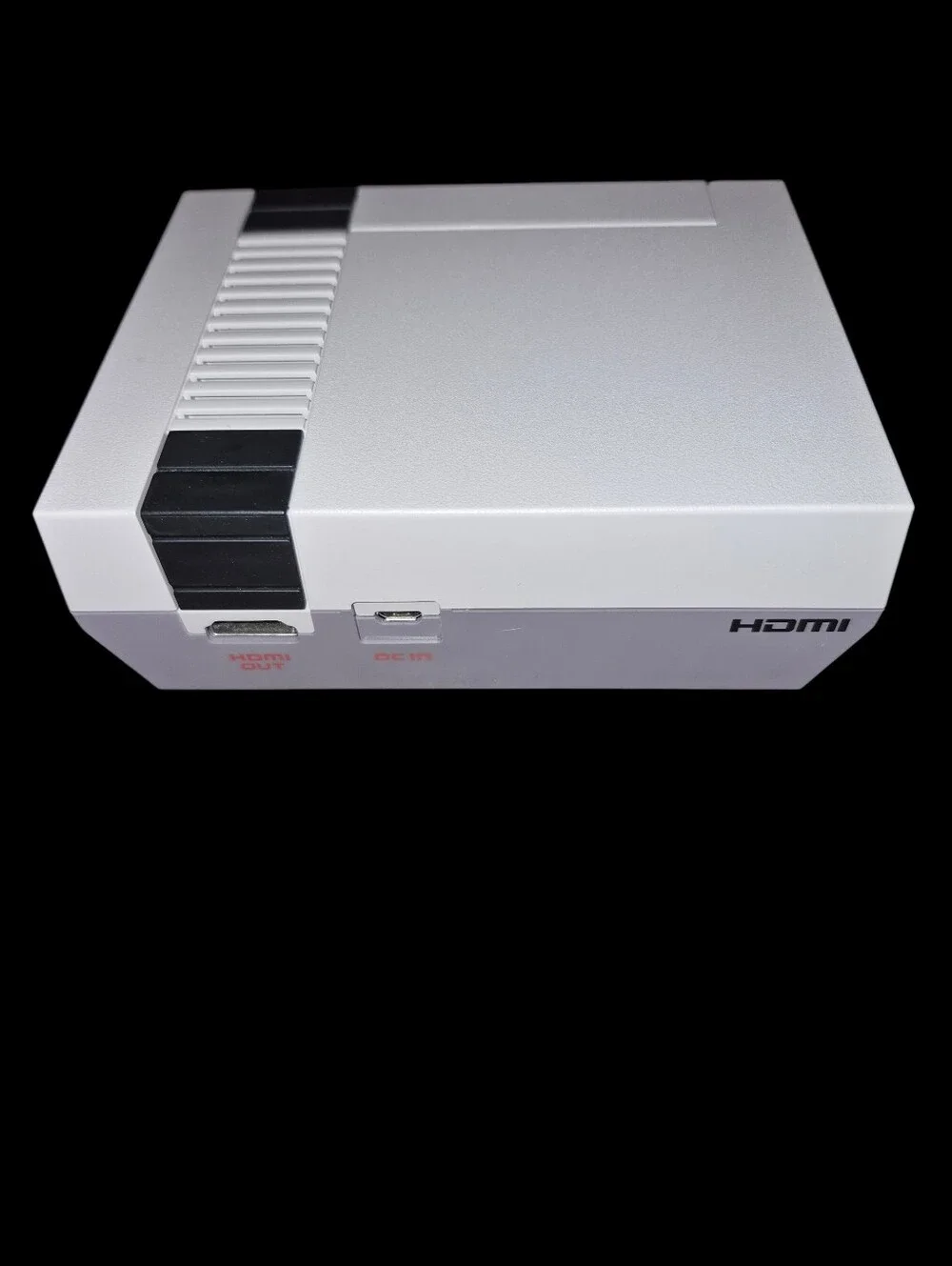 Nintendo Retro Mini Console in White and Black with Red Logo